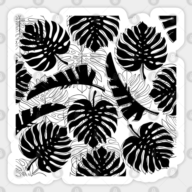 TROPICAL PALMS Sticker by MAYRAREINART